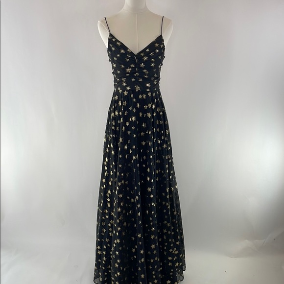 DELFI Collective Aria Star Print Gown, Size XS - Picture 10 of 15